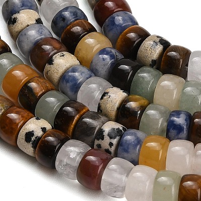 Natural Mixed Stone Beads Strands GG-CBA792A-G03-4x7mm-1