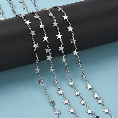Tarnish Resistant 304 Stainless Steel Decorative Chains CHS-E001-02P-1