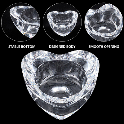 2Pcs Glass Candle Cups AJEW-SC0004-47A-1