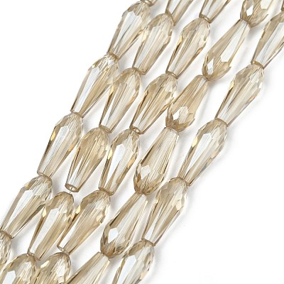 Electroplate Glass Beads Strands EGLA-L015-HP-B05-1