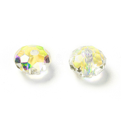 Electroplate Glass Beads RGLA-L024-H-001AB-A-1