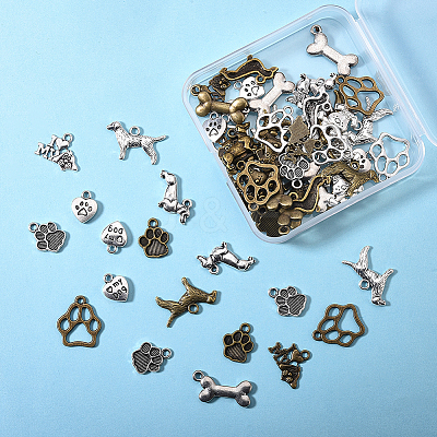 Tibetan Style Alloy Pendants TIBEP-SC0001-09-1
