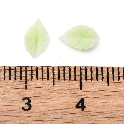 Leaf Opaque Resin Cabochons FIND-L019-04B-1