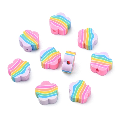 Handmade Polymer Clay Beads CLAY-CJC0013-02-1