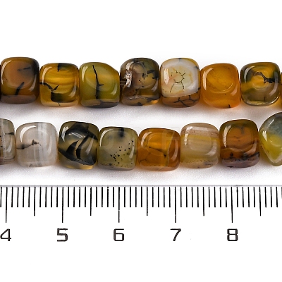 Natural Dragon Veins Agate Beads Strands G-G177-E04-01-1
