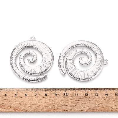 Textured Alloy Big Pendants PALLOY-T091-41P-1