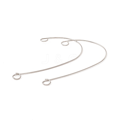 Tarnish Resistant 316 Stainless Steel Ear Cuff Findings X-STAS-H148-02P-1