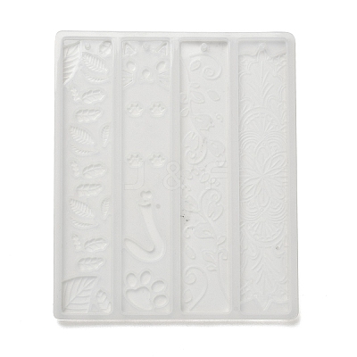 Rectangle DIY Bookmark Silicone Molds DIY-G113-01B-1
