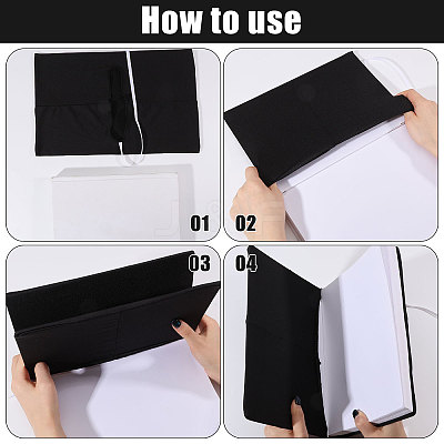 Polyester Book Cover OFST-WH0004-144K-1