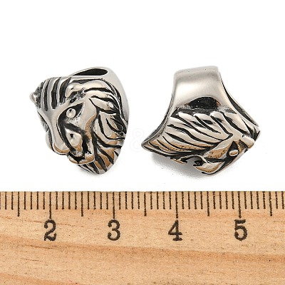 316 Surgical Stainless Steel Large Hole Beads Hand Polished STAS-Q326-05AS-01-1