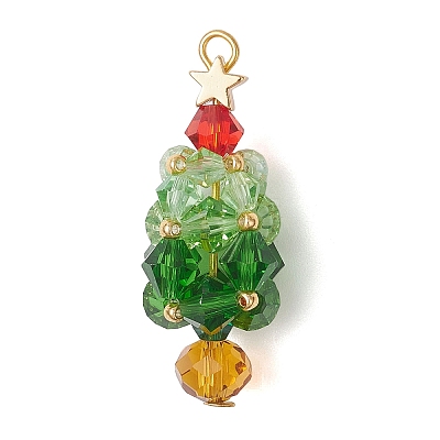 Glass Pendants PALLOY-MZ01028-1