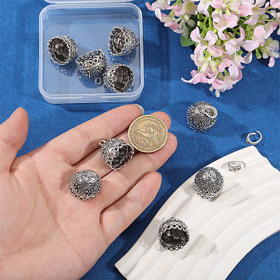10Pcs Alloy Pendant Bails FIND-CA0011-52A-1