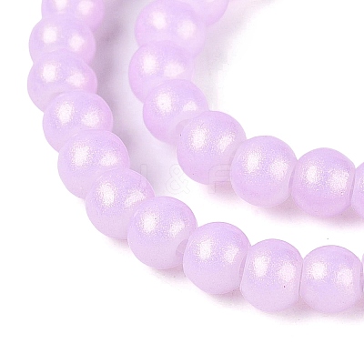 Baking Paint Glass Pearl Beads Strands DGLA-ZX001-05A-09-1