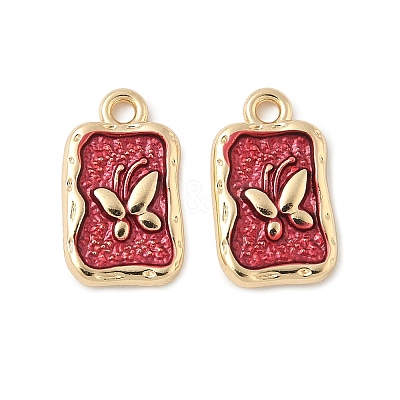Alloy Enamel Charms PALLOY-F316-06G-1