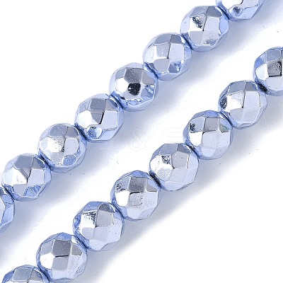 Electroplated Synthetic Non-magnetic Hematite Beads Strands G-B132-B01-01G-1