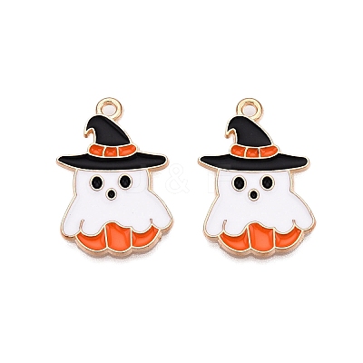 Halloween Theme Alloy Enamel Pendants LS-ENAM-T020-07F-1