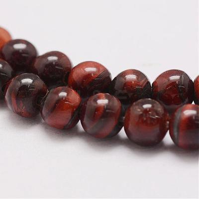 Natural Tiger Eye Bead Strands G-P230-14-4mm-1