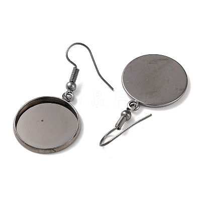 Rack Plating Iron Earring Hooks EJEW-D091-01E-B-1