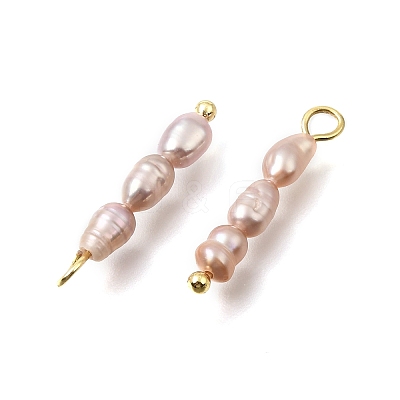 Natural Freshwater Pearl Beaded Pendants PA-CBAF2FA-03G-A02-1