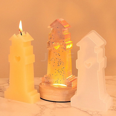  Lighthouse DIY Silicone Mold DIY-Q033-09E-1