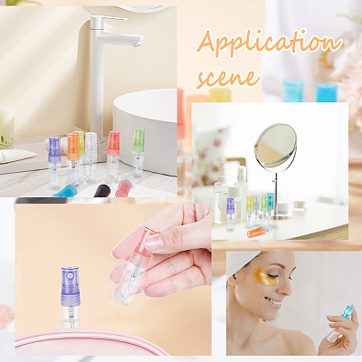Transparent Glass Spray Bottles Sets DIY-BC0006-28C-1
