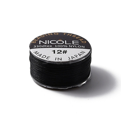 Nylon Beading Threads NWIR-WH0005-09B-1