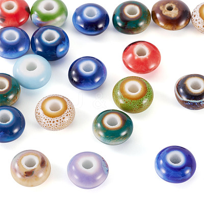 20Pcs Handmade Porcelain Beads PORC-TA0001-31-1