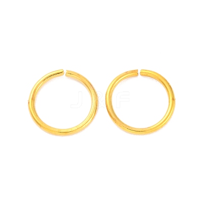 Brass Saw Cut Open Jump Rings KK-G514-01K-G-1