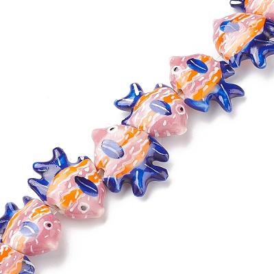 Handmade Porcelain Beads PORC-G002-54H-1