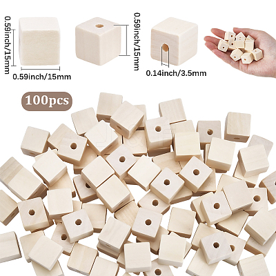 Wood Beads WOOD-SP0001-94A-1