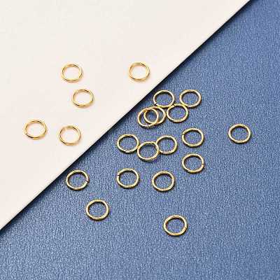 Brass Open Jump Rings KK-F824-108C-G-1