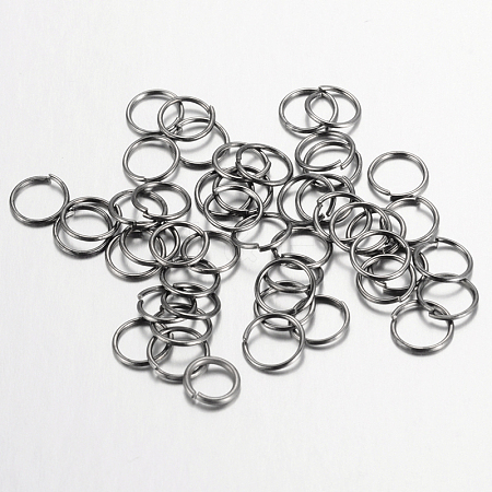 Iron Open Jump Rings X-IFIN-A018-4mm-B-1