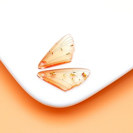 Transparent Resin Pendants RESI-TAC0005-023A-29-1