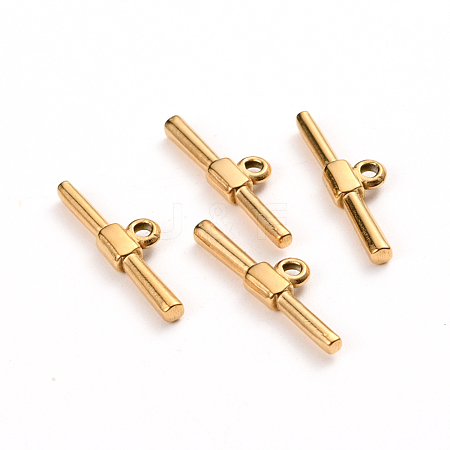 Ion Plating(IP) 304 Stainless Steel Toggle Clasps Parts STAS-D142-04C-G-1