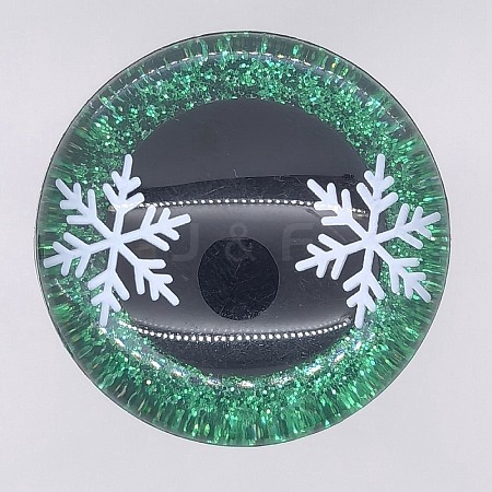 Snowflake Resin Craft Safety Eyes DIY-WH0399-97D-1