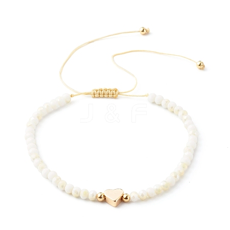 Adjustable Nylon Thread Braided Bead Bracelets BJEW-JB06450-02-1