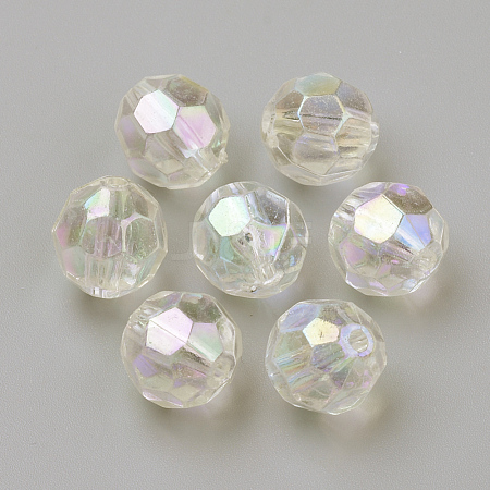 Transparent Acrylic Beads X-TACR-Q241-06-10mm-1