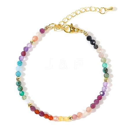 Bohemian Style Mixed Stone Beaded Bracelets Women's Fashion Accessory WQ4468-6-1