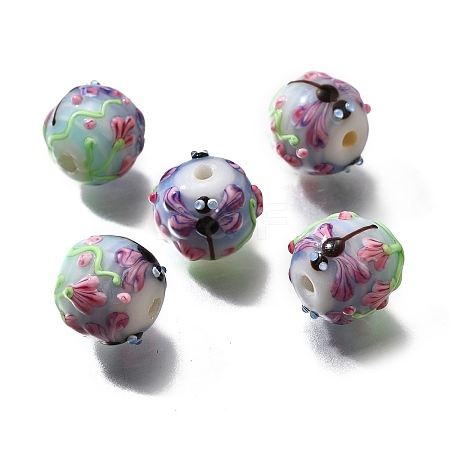 Handmade Lampwork Beads LAMP-K042-08D-1