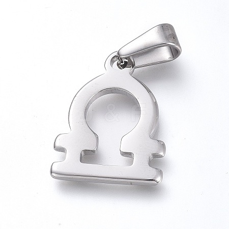 Non-Tarnish 304 Stainless Steel Pendants LS-STAS-L210-06A-P-01-1