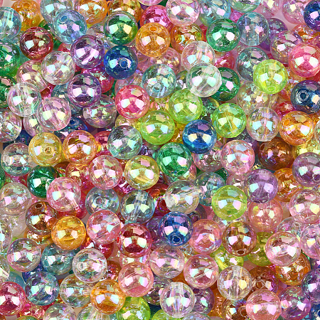 Eco-Friendly Transparent Acrylic Beads OACR-PA0001-30C-01-1