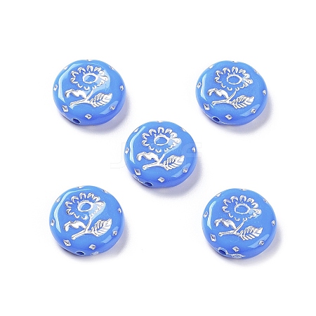 Opaque Acrylic Beads OACR-G016-27A-1