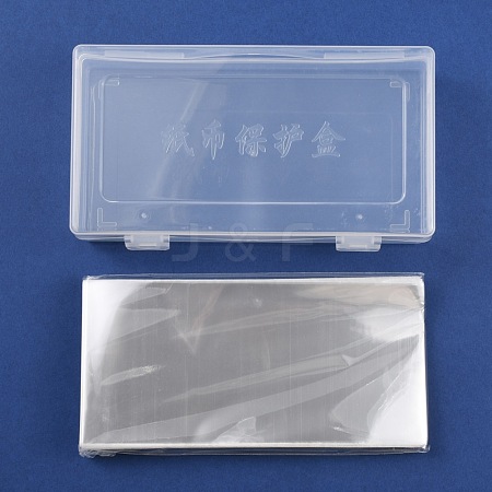 Plastic Commemorative Banknote Storage Boxes AJEW-WH0258-269-1