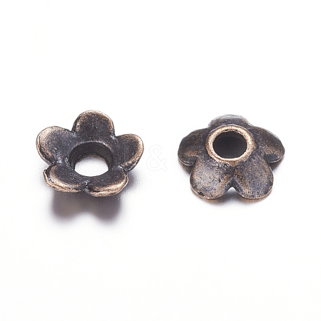 Tibetan Style Bead Caps K0PCP061-1