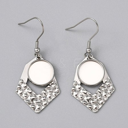 304 Stainless Steel Earring Hooks STAS-TAC0012-05P-1