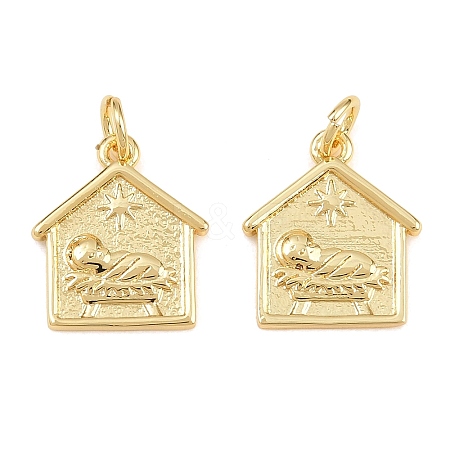 Brass Pendants KK-L275-45G-01-1