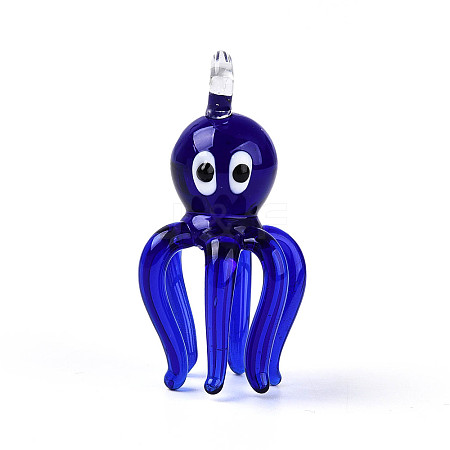 Handmade Lampwork Big Pendants LAMP-T025-06A-1