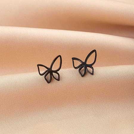 Stainless Steel Small Animal Stud Earrings for Women PW-WG87B69-20-1