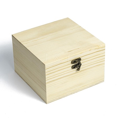 Unfinished Wooden Storage box CON-C008-05B-1