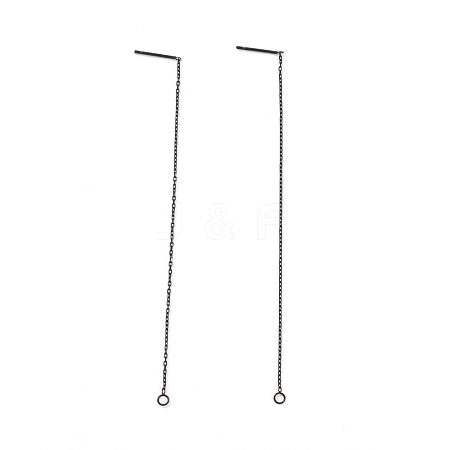 304 Stainless Steel Stud Earring Finding STAS-E161-06EB-1